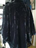 Bontjas Cape Lang Faux Bont Couture Helene 4 maar €50, Kleding | Dames, Jassen | Winter, Couture Helene, Zwart, Maat 42/44 (L)