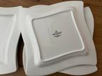 Villeroy & Boch Borden - Wit Porselein, Huis en Inrichting, Keuken | Servies, Ophalen, Zo goed als nieuw, Bord(en), Effen