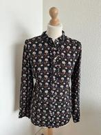 King Louie maat 42 retro donkere top blouse 2875, Kleding | Dames, Zwart, Maat 42/44 (L), Ophalen of Verzenden, Zo goed als nieuw
