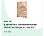 Tuinscherm cortenstaal 1.80x120x40, Overige materialen, 1 tot 2 meter, Minder dan 3 meter, Ophalen of Verzenden