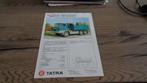 Folder  TATRA  815, Verzenden, Nieuw, Overige merken