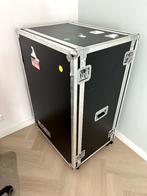 Grote Flightcase / Transportkoffer op wielen te koop, Doe-het-zelf en Verbouw, Kratten en Dozen, Ophalen, Gebruikt, 60 cm of meer