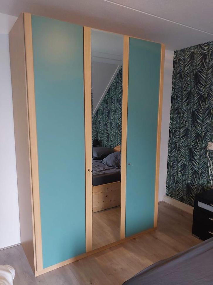 kledingkast, Huis en Inrichting, Kasten | Kledingkasten, Gebruikt, 200 cm of meer, 100 tot 150 cm, 75 cm of meer, Met plank(en)