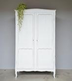 Brocante Queen Anne meidenkast vintage linnenkast demontabel, Ophalen of Verzenden