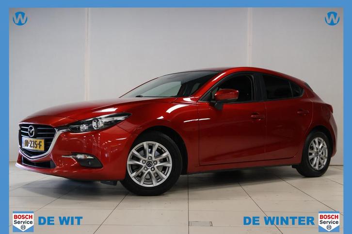 Mazda 3 2.0 SkyActiv-G 120 SkyLease (bj 2018), Auto's, Mazda, Bedrijf, Te koop, ABS, Airbags, Airconditioning, Alarm, Bluetooth