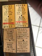 Oude treinkaartjes treinkaartje ticket, Ophalen of Verzenden, Gebruikt, Trein, Overige typen