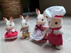 Sylvanian families, poppetjes konijnen, Ophalen of Verzenden, Zo goed als nieuw, Poppenhuis