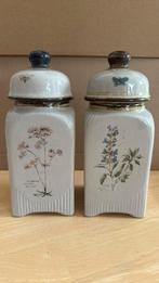 Twee vintage voorraadpotten, Ophalen of Verzenden, Zo goed als nieuw, Overige materialen, Pot, Bus of Blik
