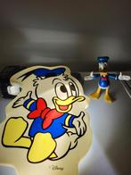 Mooie kunststofen Bordje van Donald Duck en popje en boeken, Ophalen of Verzenden, Gebruikt