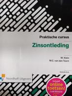 Praktische cursus Zinsontleding, Boeken, Zo goed als nieuw, Noordhoff Uitgevers, Alpha, HBO
