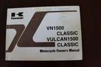 Kawasaki VN1500 Classic Vulcan 1995  owner's manual 1500-D1, Ophalen of Verzenden, Kawasaki