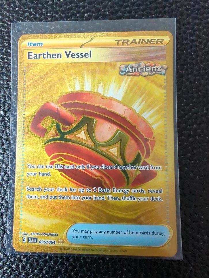 Earthen vessel GOLD, Hobby en Vrije tijd, Verzamelkaartspellen | Pokémon, Zo goed als nieuw, Ophalen of Verzenden