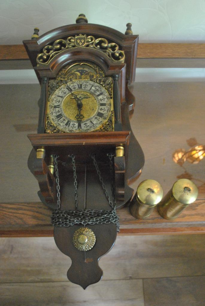 Wandklok, Huis en Inrichting, Woonaccessoires | Klokken, Gebruikt, Wandklok, Analoog, Ophalen of Verzenden