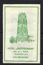 3464 Zaltbommel hotel GOTTSCHALK, Ophalen of Verzenden, Nederland