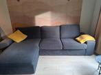 Antraciet 3-zits lounge/hoek bank in goede staat, Huis en Inrichting, Banken | Bankstellen, Ophalen, 250 tot 300 cm, Gebruikt