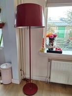 Grote, donker rode staande lamp, Ophalen, Zo goed als nieuw, Metaal, 150 tot 200 cm