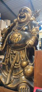 Grote gouden Boeddha lachende beeld, Ophalen of Verzenden