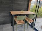 Hoge bartafel met 4 Bellagio stoelen (ongebruikt), 100 tot 150 cm, Nieuw, Rechthoekig, 50 tot 100 cm