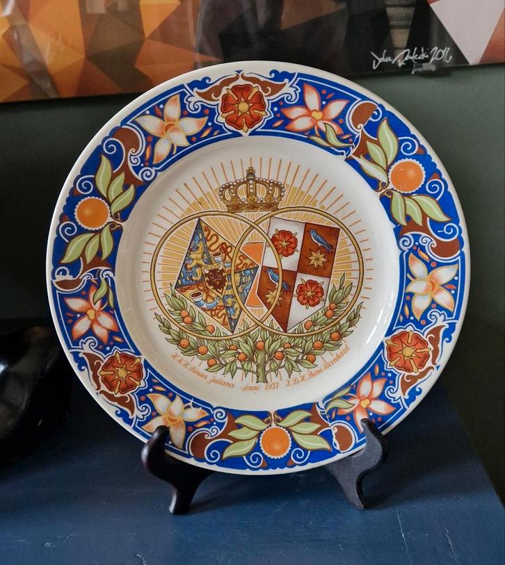 Wandbord uit 1937 Petrus Regout, Antiek en Kunst, Antiek | Wandborden en Tegels, Ophalen of Verzenden