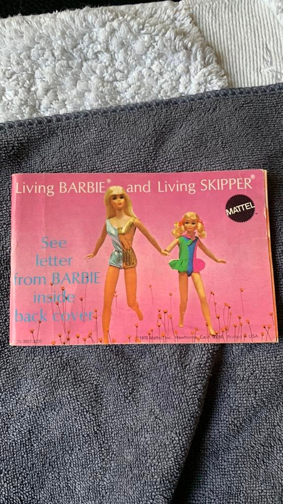 Living Barbie met letter from Barbie, Verzamelen, Poppen, Ophalen of Verzenden, Zo goed als nieuw, Pop