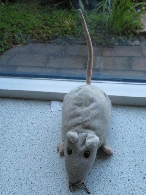 Dikke Rat van IKEA Gosig Ratta grijs velours, Kinderen en Baby's, Speelgoed | Knuffels en Pluche, Nieuw, Overige typen, Ophalen of Verzenden