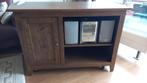 HOUT eiken TELEVISIEKAST wieltjes tv kast SANDERS 100x50x70, Huis en Inrichting, Ophalen, 100 tot 150 cm, Eikenhout, Zo goed als nieuw