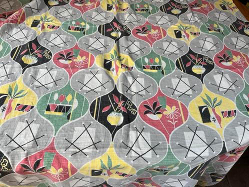 Vintage jaren 50/60 stoffen (caravan), Hobby en Vrije tijd, Stoffen en Lappen, Gebruikt, Katoen, 120 cm of meer, 30 tot 200 cm