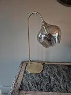 Light and living tafellamp Rakel, bronskleurig, smoke glas, Huis en Inrichting, Lampen | Tafellampen, Ophalen of Verzenden, Zo goed als nieuw