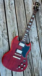 Epiphone SG Standard - Satin Cherry Red - Kluson, Muziek en Instrumenten, Ophalen, Zo goed als nieuw, Solid body, Epiphone