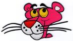 Pink Panther stoffen opstrijk patch embleem #1, Verzenden, Nieuw, Kleding