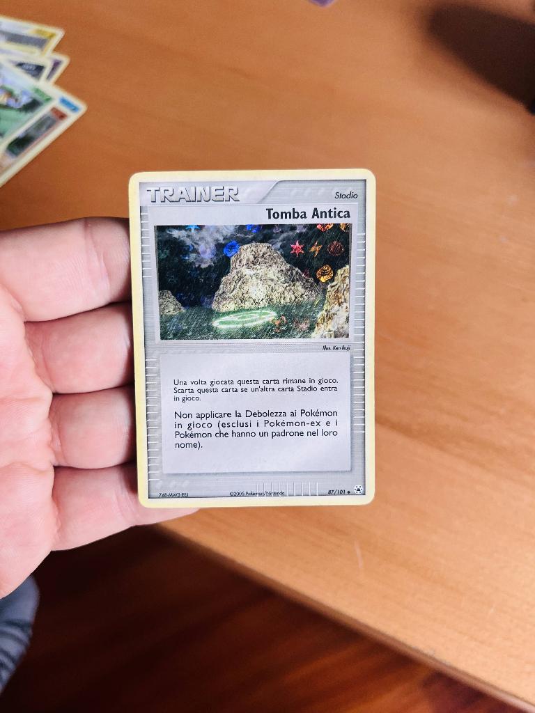 Ancient Tomb 87/101 Holo Ex Hidden Legens Pokemon, Ophalen of Verzenden, Zo goed als nieuw, Losse kaart, Foil