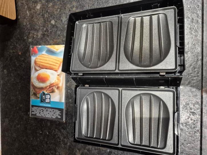 tefal wafel, poffer, panini en tosti ijzers, Witgoed en Apparatuur, Contactgrills, Zo goed als nieuw, Ophalen