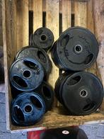 Zwarte Hexa Halterschijven Set - 415 kg, Ophalen, Halterschijven, Gebruikt, Onbekend