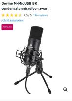 Devine USB Studiomicrofoon - Topkwaliteit!, Ophalen of Verzenden