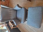 Ikea strandmom fauteuil met voetenbank, Huis en Inrichting, Ophalen, Zo goed als nieuw, 75 tot 100 cm, 50 tot 75 cm