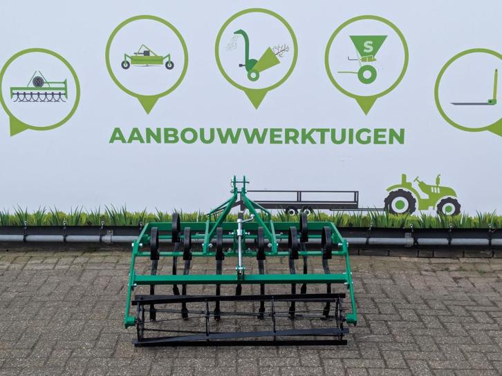 CRS 120 Cultivator / Triltand 120 cm met kruimelrol, Tuin en Terras, Hand-tuingereedschap