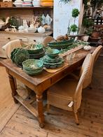 Oude franse antieke eet tafel bureau, Brocante, landelijk, Antiek en Kunst, Ophalen of Verzenden