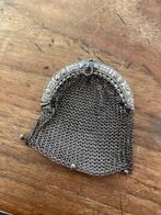 Schattig Antiek klein zeeuws portemoneetje 6 x 8 cm, Ophalen of Verzenden, Gebruikt, Overige kleuren, Overige merken