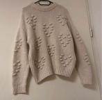Beige trui met hartjes - Maat 164, Ophalen of Verzenden, Zo goed als nieuw