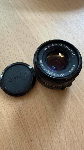 Canon FDn 50mm 1.8 prime lens beschikbaar voor biedingen