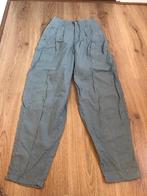 Sandwich vintage linnen hoog model broek grijsblauw xs, Overige kleuren, Ophalen of Verzenden, Zo goed als nieuw, X