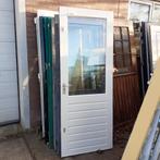 nette hardhouten buitendeur 82,5 x 211,5cm, Ophalen, Gebruikt, 80 tot 100 cm, Buitendeur