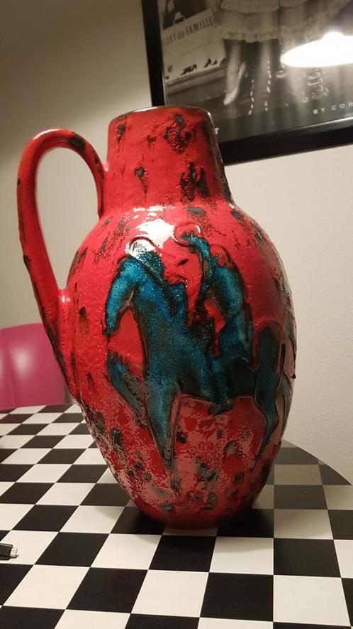 West germany vaas vintage 70s fat lava space age desing, Antiek en Kunst, Antiek | Vazen, Ophalen of Verzenden