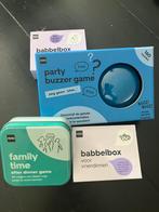 HEMA Babbelbox, familytime of party buzzer game, €2,50 p’stk, Hobby en Vrije tijd, Ophalen, Nieuw, HEMA