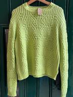 Lime Groene Gebreide Trui, Kleding | Dames, Ophalen of Verzenden, Zo goed als nieuw, Maat 38/40 (M), Groen