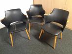 Vintage Stoelen Apart model Retro, Huis en Inrichting, Stoelen, Hout, Gebruikt, Drie, Zwart