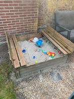 Zandbak met zand 120x120, Kinderen en Baby's, Speelgoed | Buiten | Zandbakken, Ophalen, Gebruikt