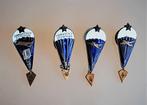 Emaillen Medaille Paratroeper CCCP Sovjet Parachute 4 stuks, Antiek en Kunst, Ophalen of Verzenden