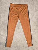 Cognac kleurige Legging, met leerachtige streep, Nieuw!, Ophalen of Verzenden, Nieuw, Bruin, Legging