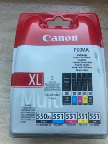 Te Koop : Canon 550XL / 551 cartridges  beschikbaar voor biedingen